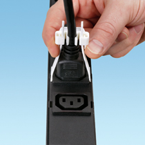 Power Outlet Unit Plug Retention Device