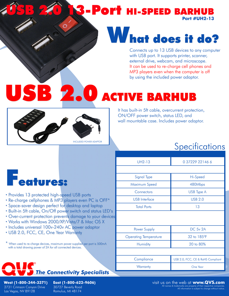 UH2-13 USB Hub