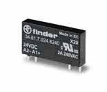 Solid State PCB/Plug-In Relay, SPST-NO 2A, 24V DC INPUT, 12 -...