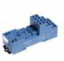 DIN-Rail screwless terminal (Spring Clamp) socket for 55.32/3...