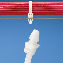 Push Mount Tie, 6.1"L (156mm), Intermediate, Nylon, Natural