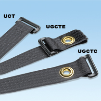 Hook & Loop Cinch Tie, 12.0"L (305mm), .85"W (21.6mm), Black