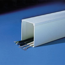 Solid Raceway, PVC, 76.2mm X 76.2mm X 6', Black, NM Solid Raceway, PVC, 76.2mm X 76.2mm X 6', Black, NM