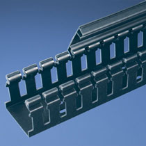 Slotted Hinged Duct,PVC,1.5"X2"X6',Black Slotted Hinged Duct,PVC,1.5"X2"X6',Black