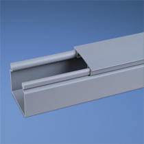 Solid Hinged Duct,PVC,2"X2"X6',Light Gray,NM Solid Hinged Duct,PVC,2"X2"X6',Light Gray,NM