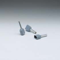 Insulated Ferrule, twin wire, 10 AWG (6.0mm), .55"(14.0mm) pi...