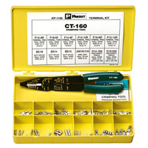 Terminal Kit With Crimp Tool, Plastic Box