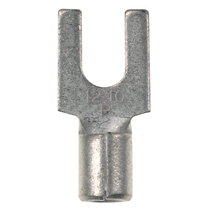 Fork Terminal, non-insulated, 18 - 14 AWG, #6 stud size
