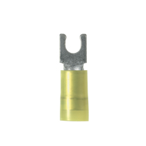 Short Locking Fork Terminal, nylon insulated, 12 - 10 AWG, #1... Short Locking Fork Terminal, nylon insulated, 12 - 10 AWG, #1...