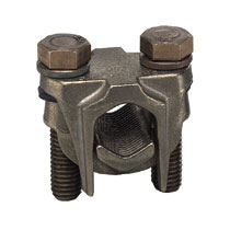 2 Bolt Connector, Bronze, 250 - 350 kcmil Run, #10 STR - 350 ...