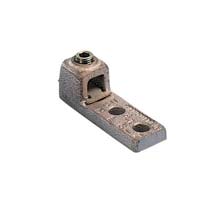 Copper Mech Lug, 2 Hole, Internal Pressure Plate, #4 SOL - #1...