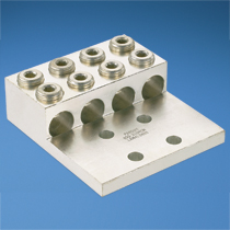 Aluminum Mechanical Lug, 4 Hole, 4 Barrel, 350 - 800 kcmil, 1...