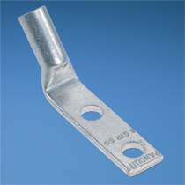 Copper Compression Lug, 2 Hole, #10 AWG, #10 (M5) Stud, 45 Copper Compression Lug, 2 Hole, #10 AWG, #10 (M5) Stud, 45