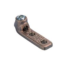 Copper Mechanical Lug, 2 Hole, Straight Tongue, #4 SOL - 500 ... Copper Mechanical Lug, 2 Hole, Straight Tongue, #4 SOL - 500 ...