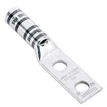 Copper Comp. Lug, 2 Hole, #1 AWG, 1/2" (12.7mm) Stud, 1.75" (... Copper Comp. Lug, 2 Hole, #1 AWG, 1/2" (12.7mm) Stud, 1.75" (...