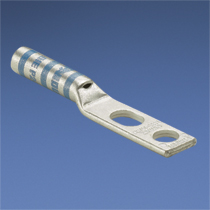 Copper Comp. Lug, 2 Hole, #10 AWG, 1/4" (6.4mm) Stud, Slotted... Copper Comp. Lug, 2 Hole, #10 AWG, 1/4" (6.4mm) Stud, Slotted...