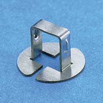Tie Mount, 304 SS, Push Button, .25" (6.4mm)