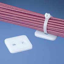 Cable Tie Mount, User-supplied Adh., Low Profile