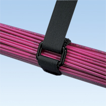 Hook & Loop Tie, Cinch, 12.0"L (305mm), .75"W (19.1mm), Black