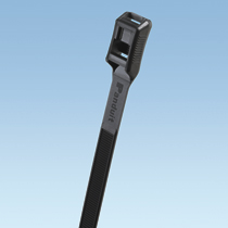 Cable Tie, In-Line, 10.4"L (265mm), Weather Resistant, Black