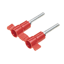 Pin Terminal, vinyl insulated, 22 - 18 AWG, .49 pin length