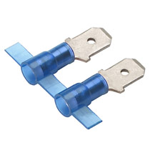 Male Disconnect, nylon barrel insulated, 16 - 14 AWG, .250 x ...