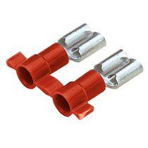 Metric Female Disconnect, vinyl barrel insulated, .5 - 1.0mm