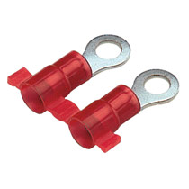 Ring Terminal, narrow tongue, nylon insulated, 22 - 18 AWG, #... Ring Terminal, narrow tongue, nylon insulated, 22 - 18 AWG, #...