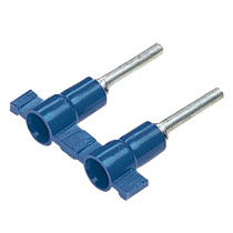 Pin Terminal, vinyl insulated, 16 - 14 AWG, .49 pin length