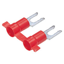 Locking Fork Terminal, narrow tongue, vinyl insulated, 22 - 1...