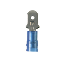 Metric Male Disconnect, nylon barrel insulated, 1.5 - 2.5mm