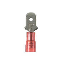 Metric Male Disconnect, nylon barrel insulated, .5 - 1.5mm