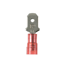 Male Disconnect, nylon barrel insulated, 22 - 18 AWG, .250 x ...