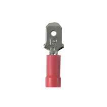 Male Disconnect, vinyl barrel insulated, 22 - 18 AWG, .250 x ...