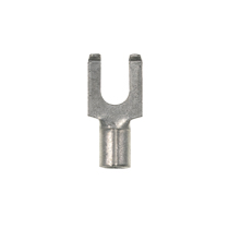 Flanged Fork Terminal, non-insulated, 12 - 10 AWG, #10 stud size