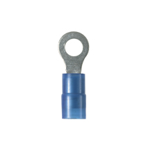Ring Terminal, narrow tongue, nylon insulated, 18 - 14 AWG, #... Ring Terminal, narrow tongue, nylon insulated, 18 - 14 AWG, #...