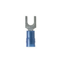 Fork Terminal, funnel entry, nylon insulated, 16 - 14 AWG, #1... Fork Terminal, funnel entry, nylon insulated, 16 - 14 AWG, #1...