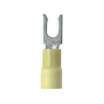 Locking Fork Terminal, expanded vinyl insulation, 12 - 10 AWG... Locking Fork Terminal, expanded vinyl insulation, 12 - 10 AWG...