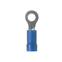 Ring Terminal, narrow tongue, vinyl insulated, 16 - 14 AWG, #... Ring Terminal, narrow tongue, vinyl insulated, 16 - 14 AWG, #...