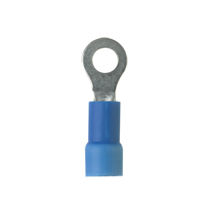 Ring Terminal, expanded vinyl insulation, 16 - 14 AWG, #10 st... Ring Terminal, expanded vinyl insulation, 16 - 14 AWG, #10 st...