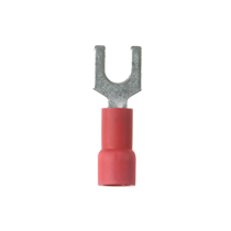 Fork Terminal, expanded vinyl insulation, 22 - 18 AWG, #10 st... Fork Terminal, expanded vinyl insulation, 22 - 18 AWG, #10 st...