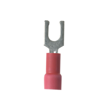 Locking Fork Terminal, expanded vinyl insulation, 22 - 16 AWG... Locking Fork Terminal, expanded vinyl insulation, 22 - 16 AWG...