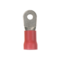 Ring Terminal, large wire, vinyl insulated, 2 AWG, #10 stud size Ring Terminal, large wire, vinyl insulated, 2 AWG, #10 stud size