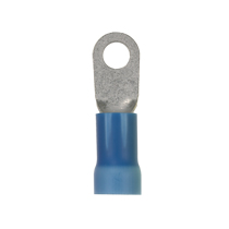 Ring Terminal, large wire, vinyl insulated, 6 AWG, #10 stud size Ring Terminal, large wire, vinyl insulated, 6 AWG, #10 stud size