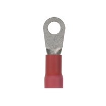 Ring Terminal, large wire, vinyl insulated, 8 AWG, #10 stud size Ring Terminal, large wire, vinyl insulated, 8 AWG, #10 stud size