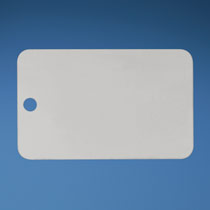 Marker Tag, 304 SS, 1 Hole, 3.38" (86mm) x 2.13" (54mm) x .01... Marker Tag, 304 SS, 1 Hole, 3.38" (86mm) x 2.13" (54mm) x .01...