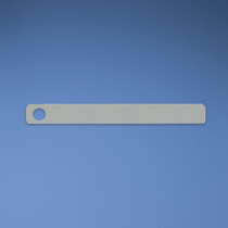 Marker Tag, 316 SS, 1 Hole, 3.50" (89mm) x .38" (10mm) x .015...