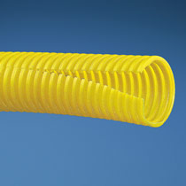 Corr. Loom Tubing Slit, 1.88" (47.8mm) x 100', Yellow