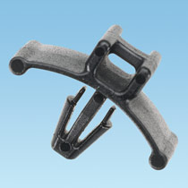 Cable Tie Mount, Auto, Winged, .187"(4.75mm) Hole, Black, H.S...